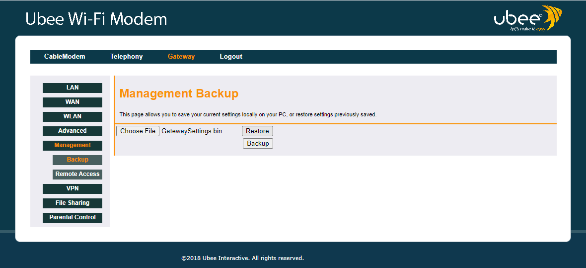 EVW32c Restore stranica