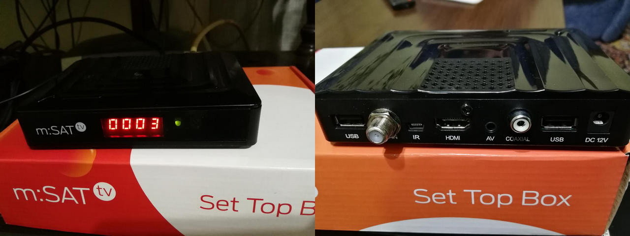 m:sat TV STB uređaj