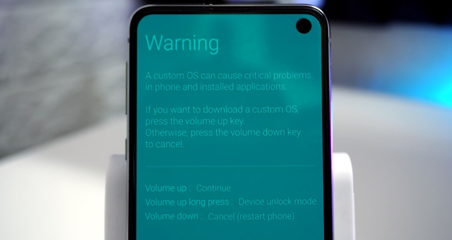 How to boot new Samsung phones into Bootloader Unlock mode Milan